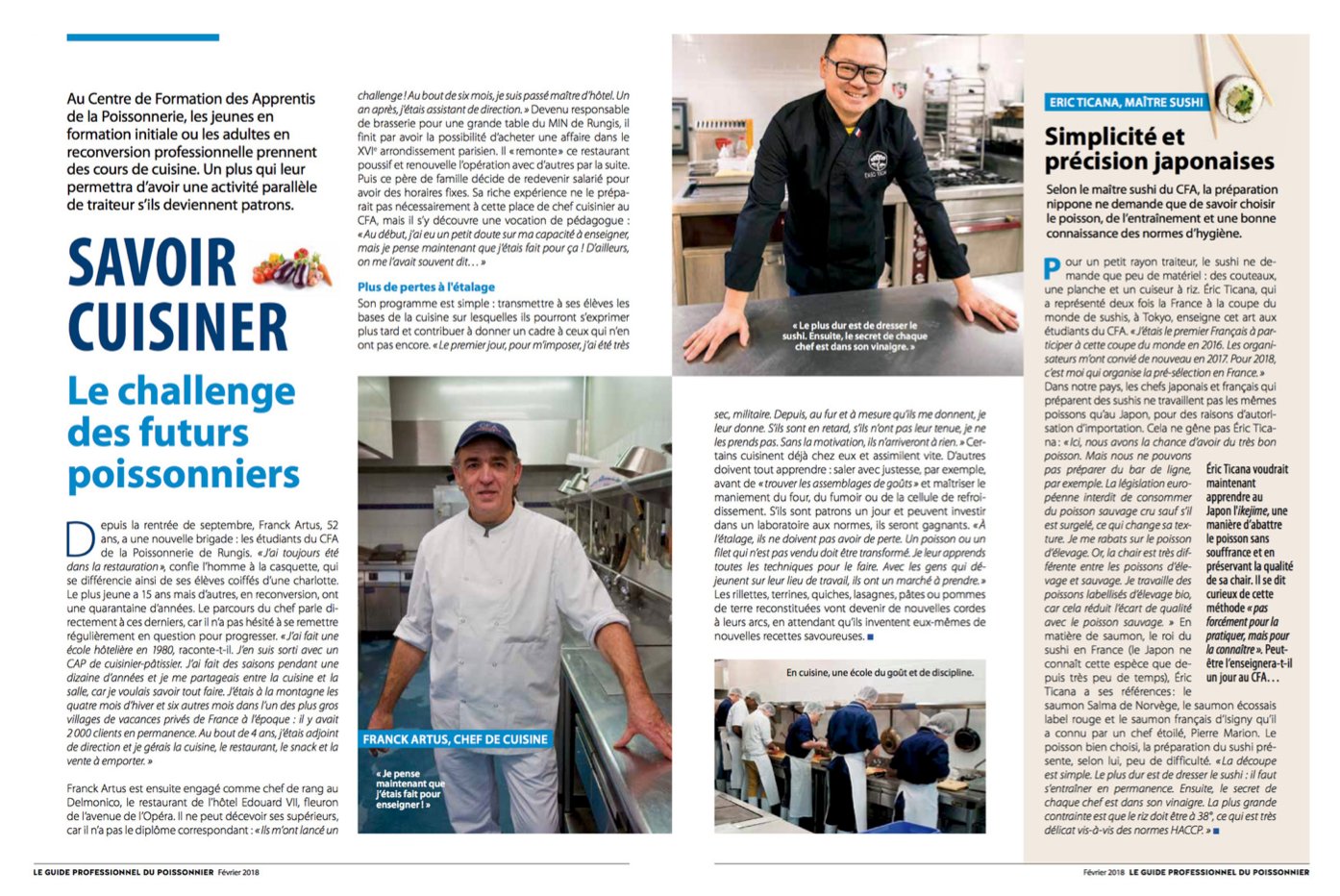 Savoir cuisiner — Le challenge des futurs poissonniers